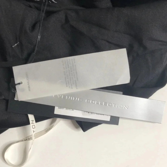 HALSTON Evening Collection Black Dress - Picture 7 of 8